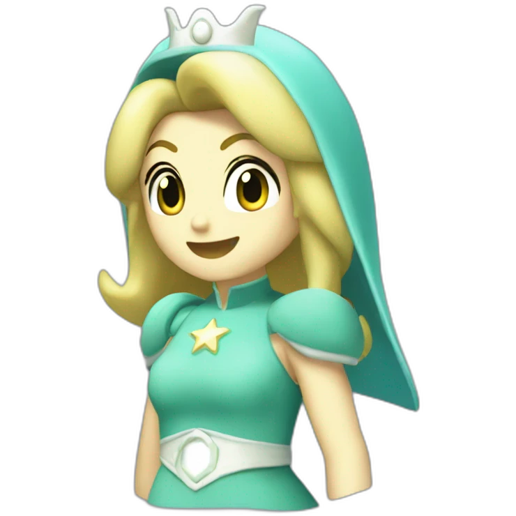 Rosalina from Mario galaxy emoji