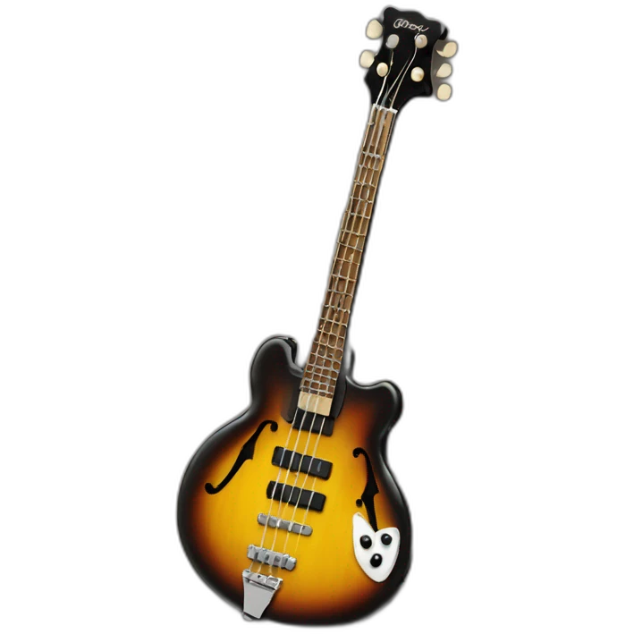 mccartney hofner bass emoji