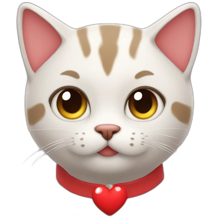 Gato con el corazón roto emoji