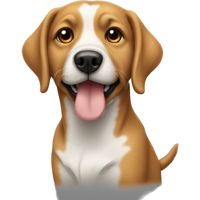 dog with b emoji