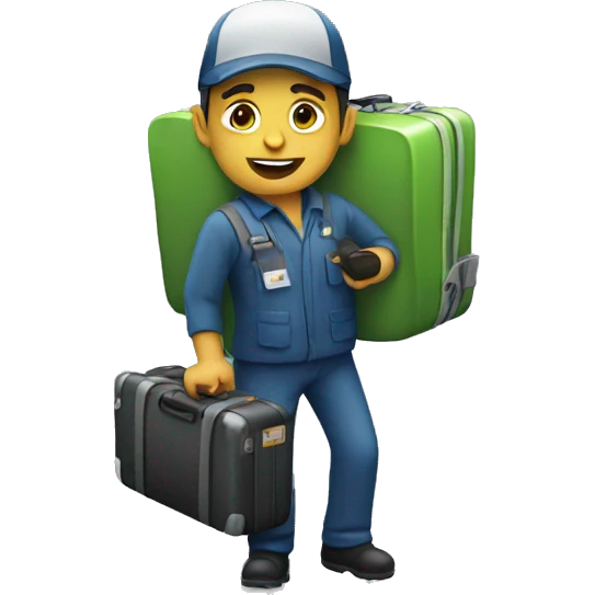 baggage handler emoji