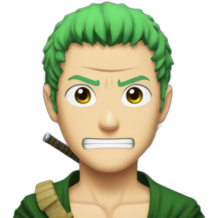 zoro from one piece emoji