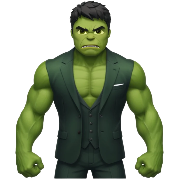 Hulk on shuit emoji
