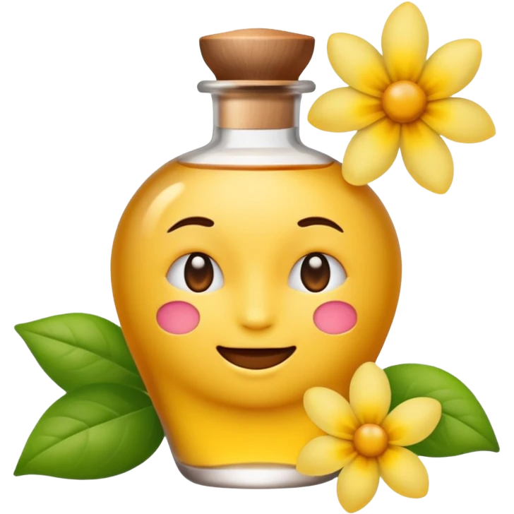 create a fragrance smelling emoji in the style of iphone emoji