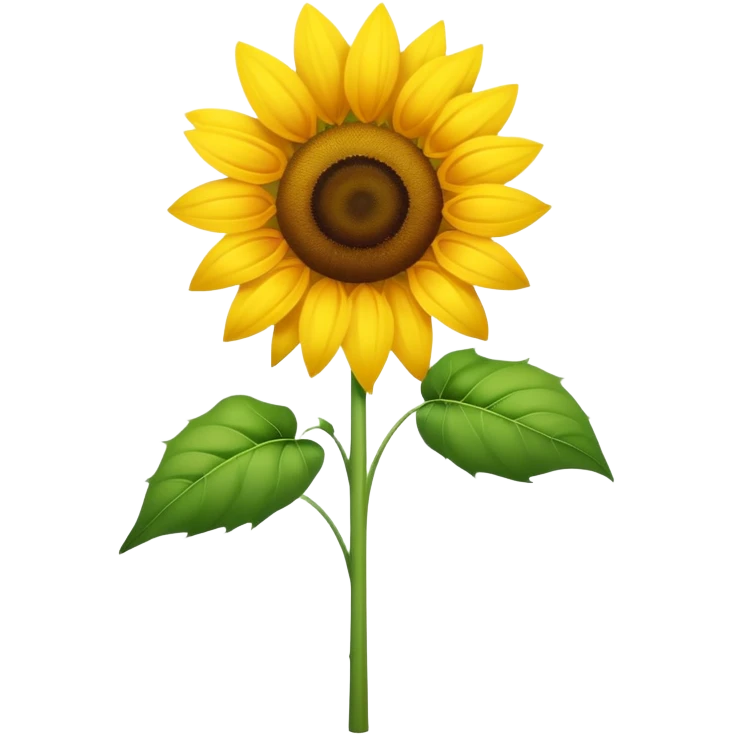 A very high sunflower  emoji