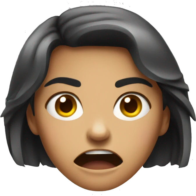 Angry girl emoji