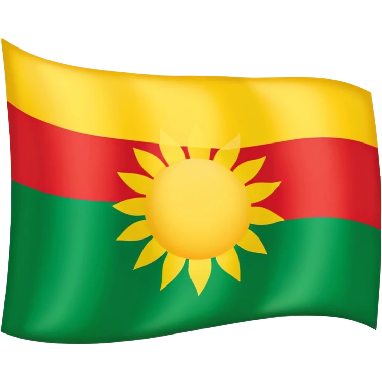 Kurdish flag emoji