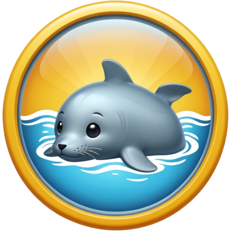 PLASTIC SEAL, packaging emoji