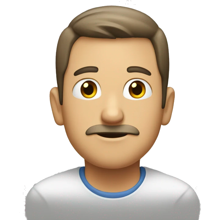 a guy that is waiting in line for toilet emoji