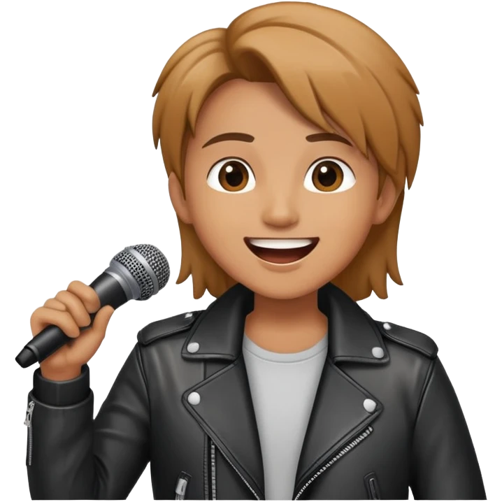 Happy Rock Pop Music Singer emoji