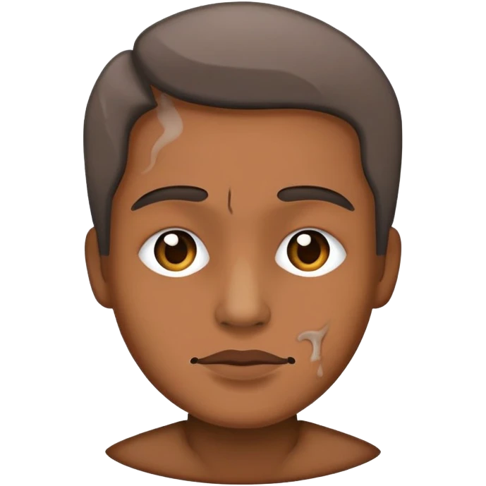 Smoked face  emoji