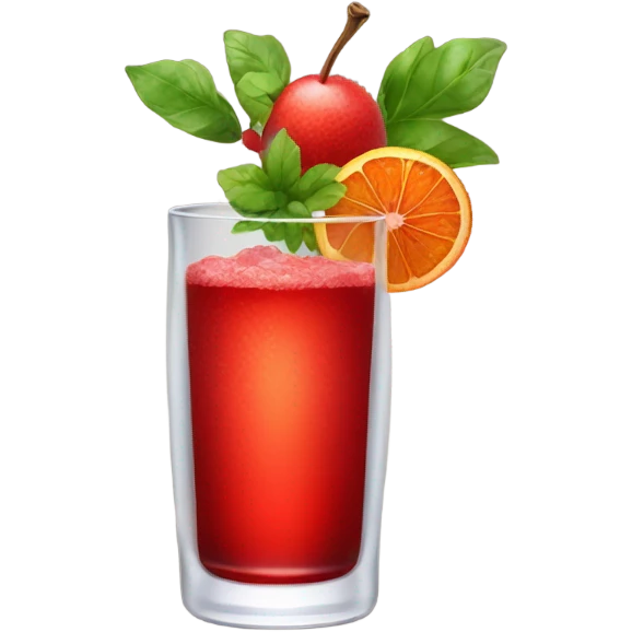 Red drink  emoji