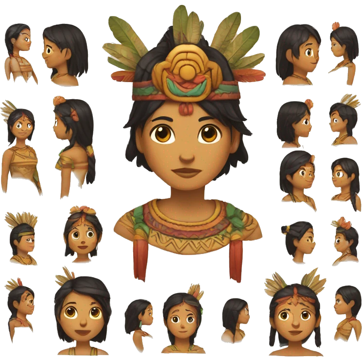 Xóchitl Gálvez pelo corto  al hombro vestimenta tradicional emoji