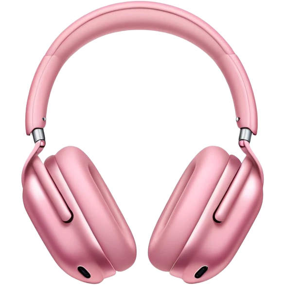 pink airpods max headphones emoji