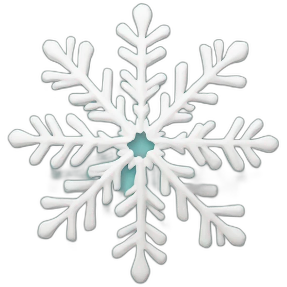 christmas snowflake emoji