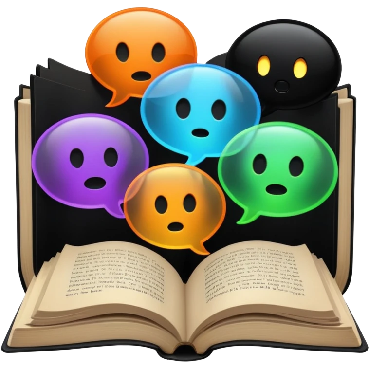 створи емоджі для казки на тему Таємниця зниклих голосів жанр жахастики emoji