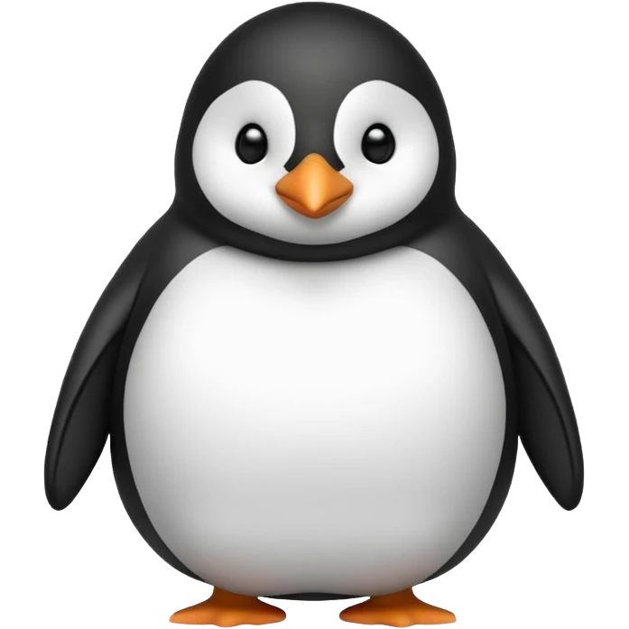 Fat penguin emoji