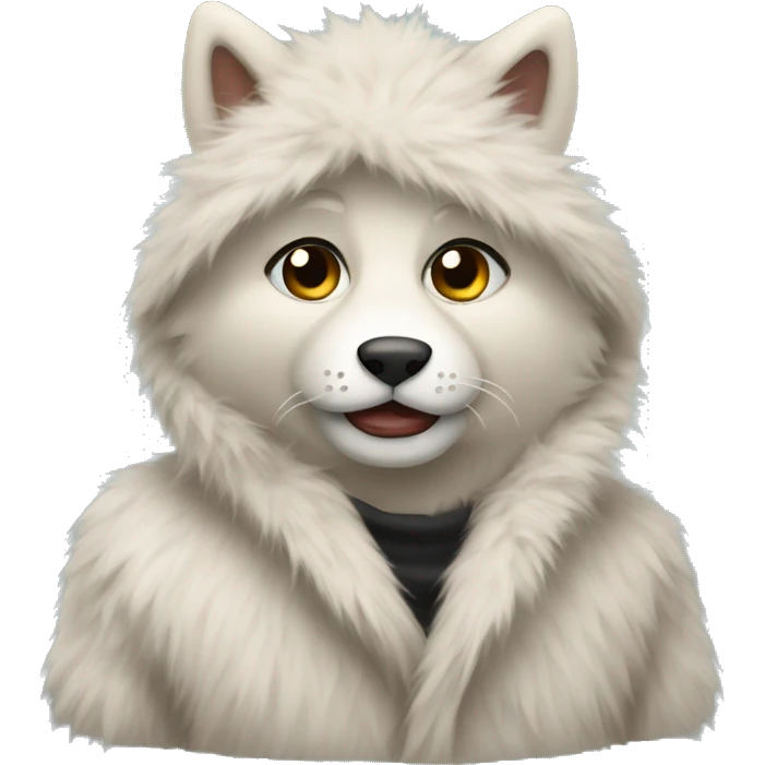 Fur-coat emoji