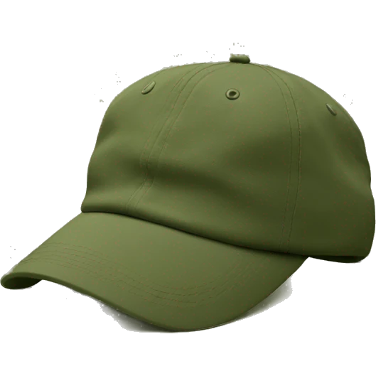 olive green dad cap emoji