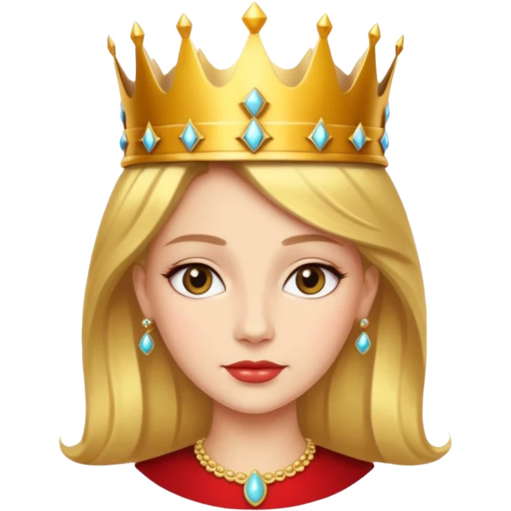 beautiful queen emoji