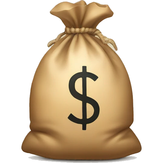 Money bag with dollar symbol  emoji