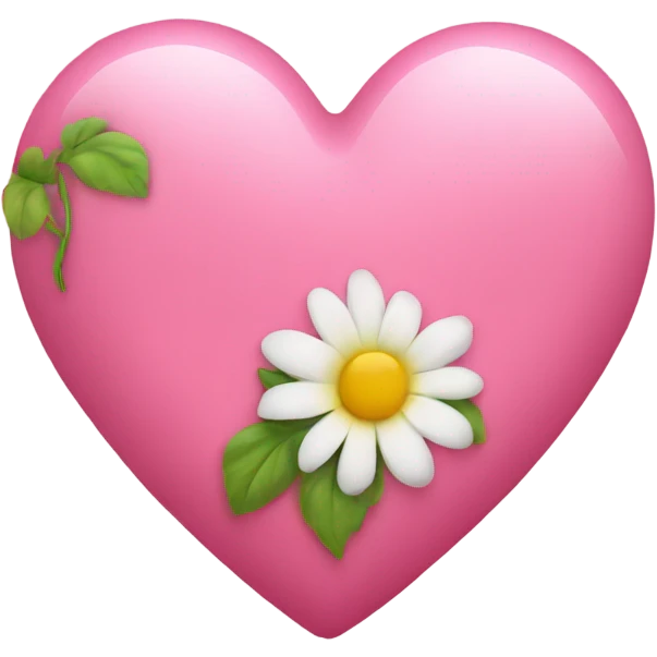 pink heart with flower emoji