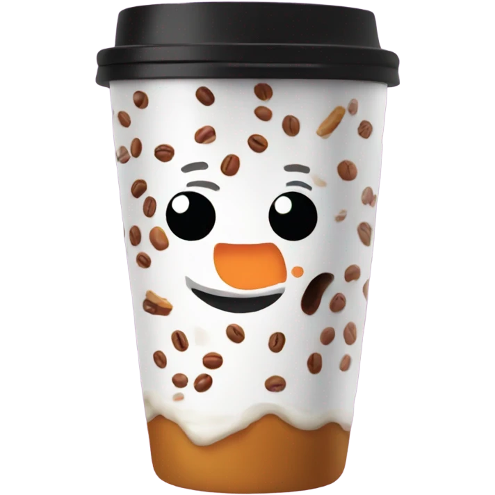 Dunkin coffee tumbler emoji