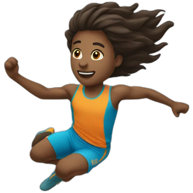 long jump emoji