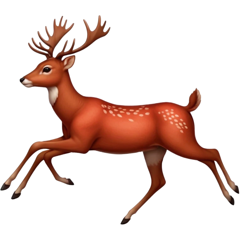 A wall drawing of running deer painted in earthy red pigment.















 emoji