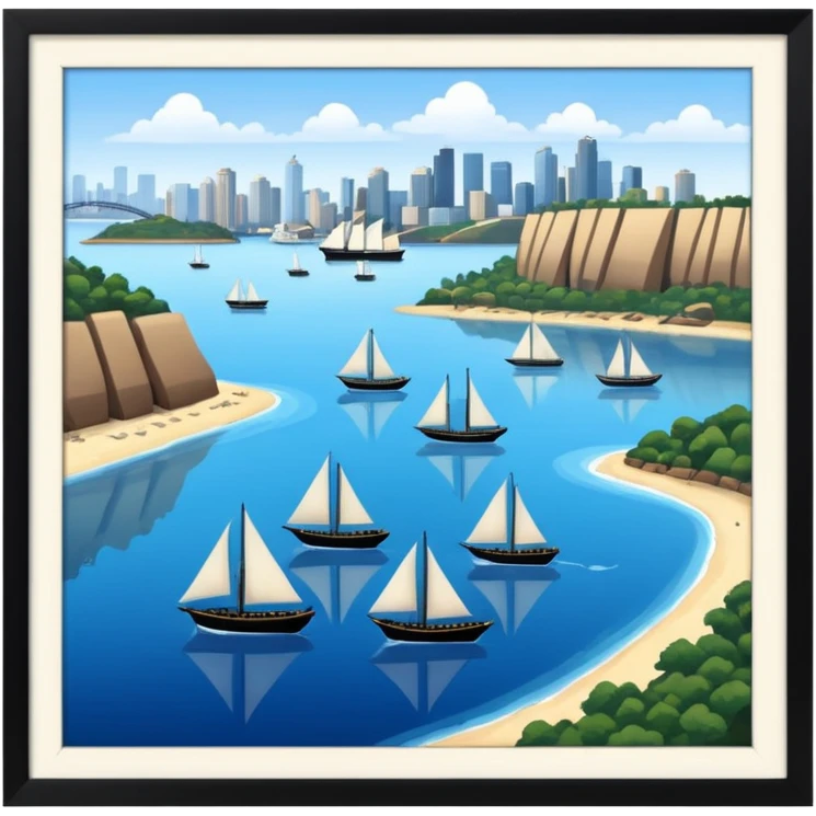 First fleet Sydney cove emoji