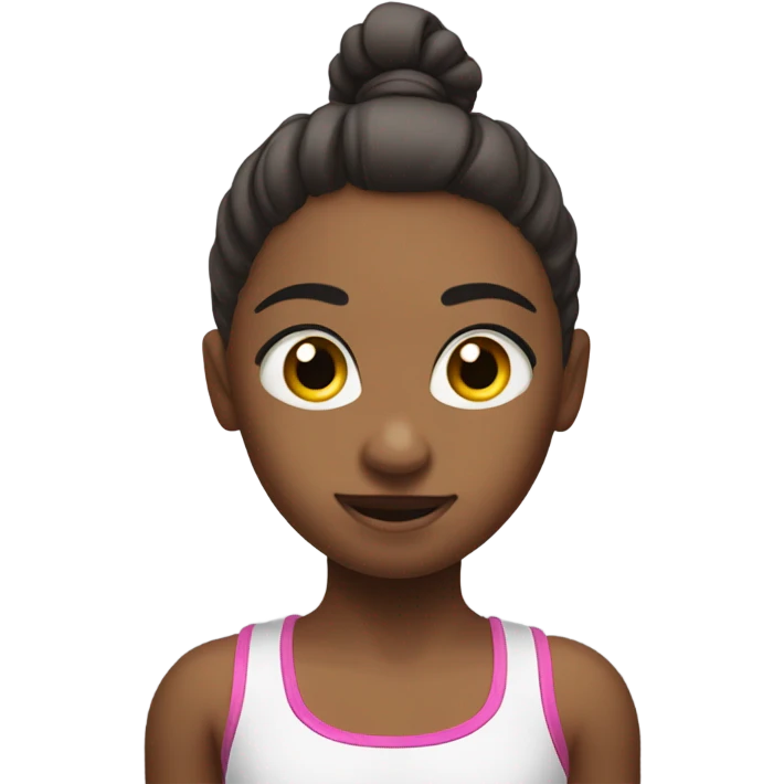 Gymnast on uneven bars emoji