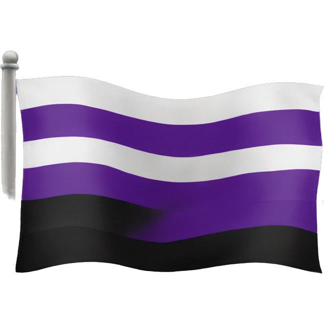 Asexual flag  emoji
