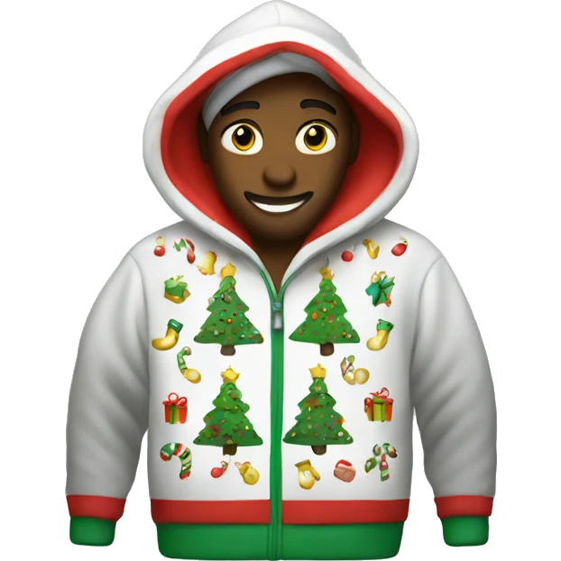 christmas hoodie emoji