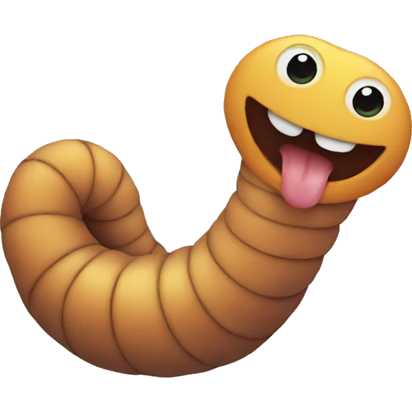 worm emoji