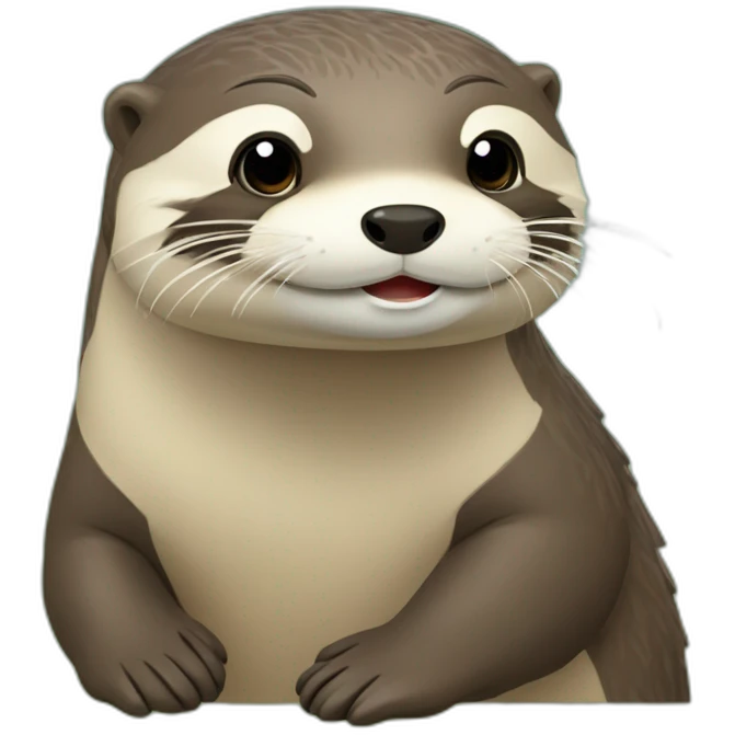 loutre qui jardine emoji