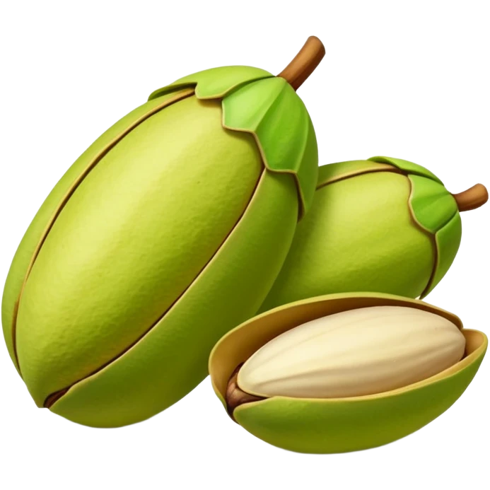 raw pistachionatural and organic emoji