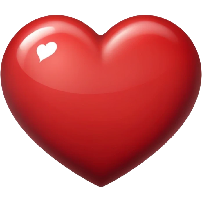 Mahogany-red heart shape emoji