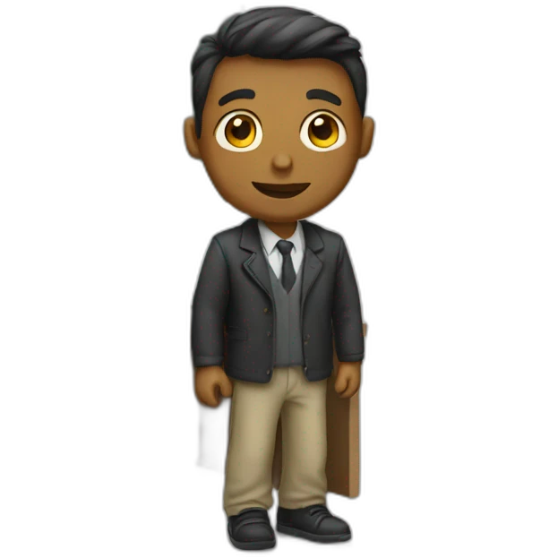 man in school emoji