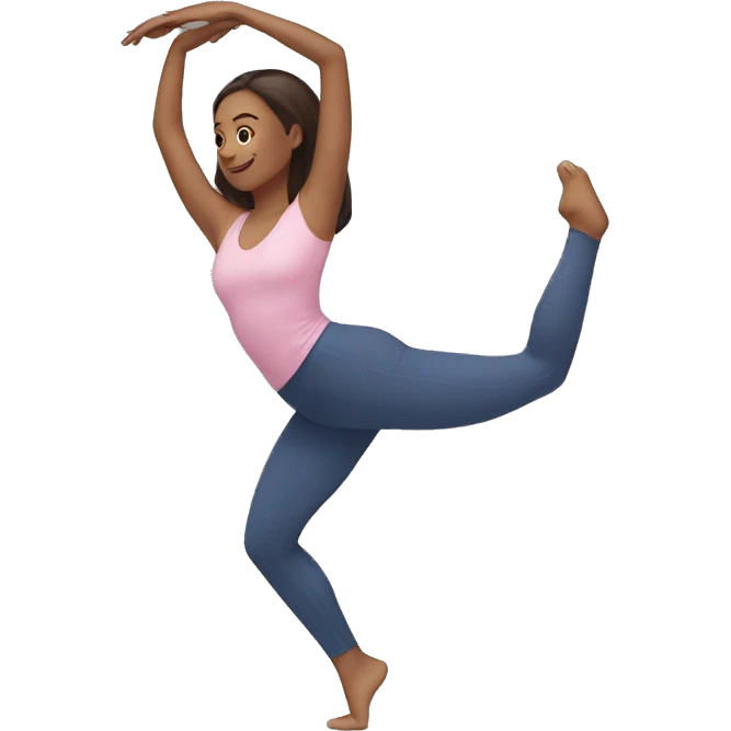 stretching emoji