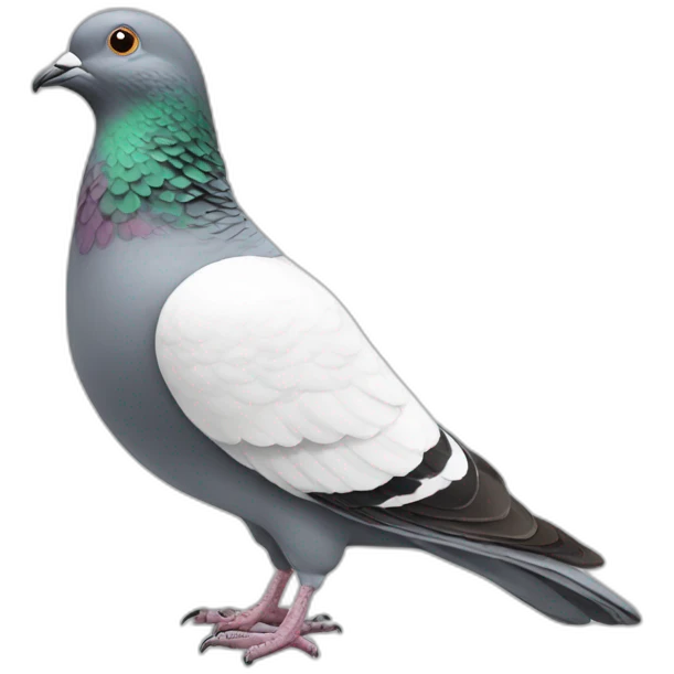 pigeon blanc emoji