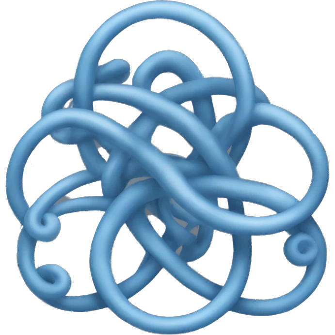 Blue spyral emoji