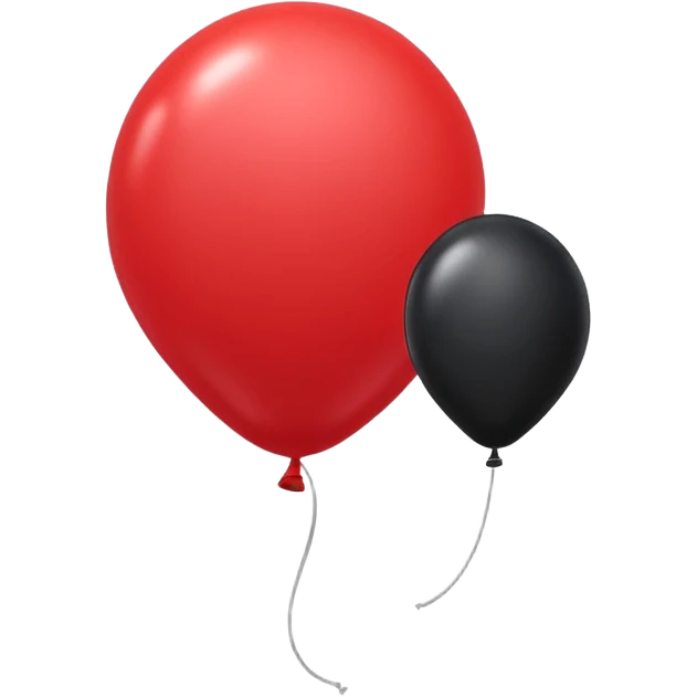 1 Red and 1 black balloon for Place it next to the name in the directory. emoji
