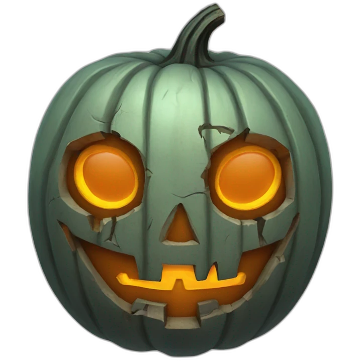 cyberpunk halloween pumpkin emoji