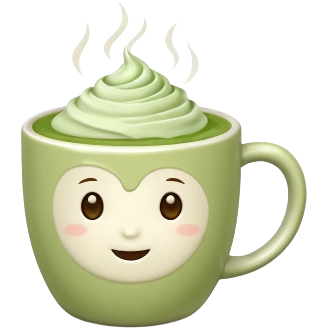 Matcha latte emoji