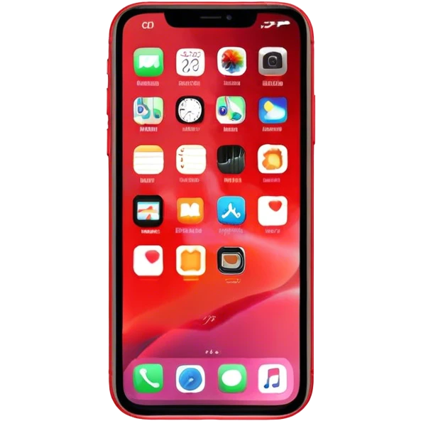 iPhone rojo 11 emoji