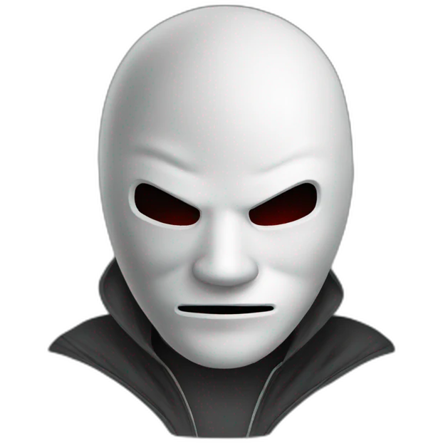 Malware hacker with mask emoji