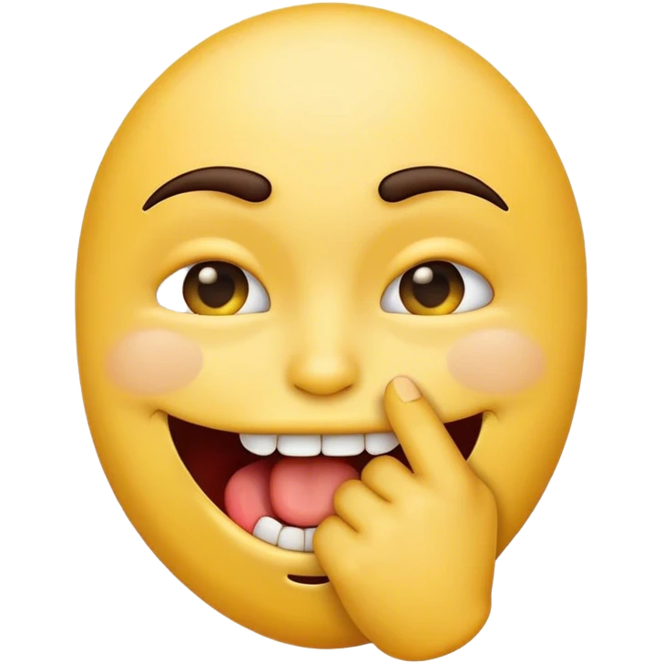 emoji biting its finger emoji