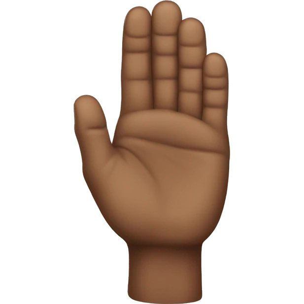 Black finger  emoji