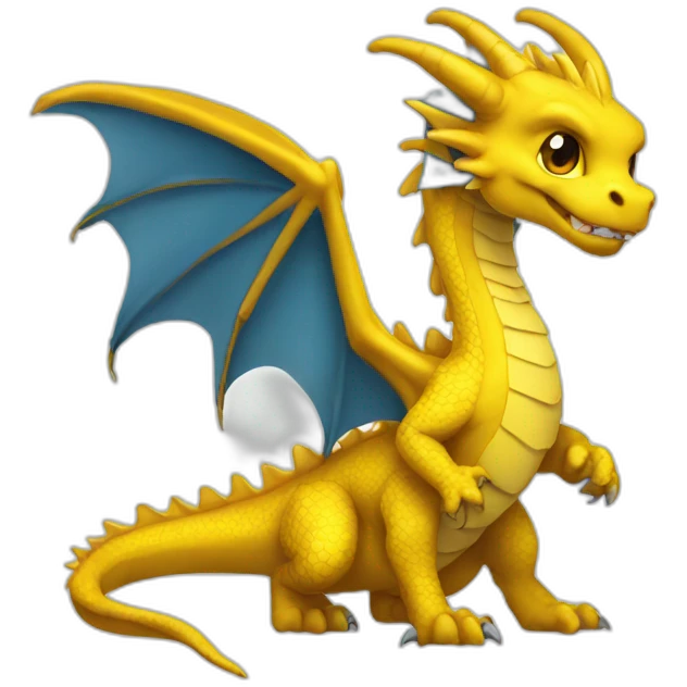 DRAGON JAUNE emoji