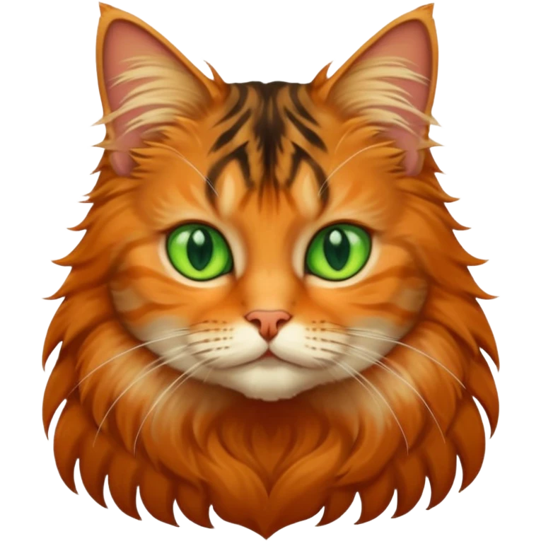 Long haired tabby princess emoji